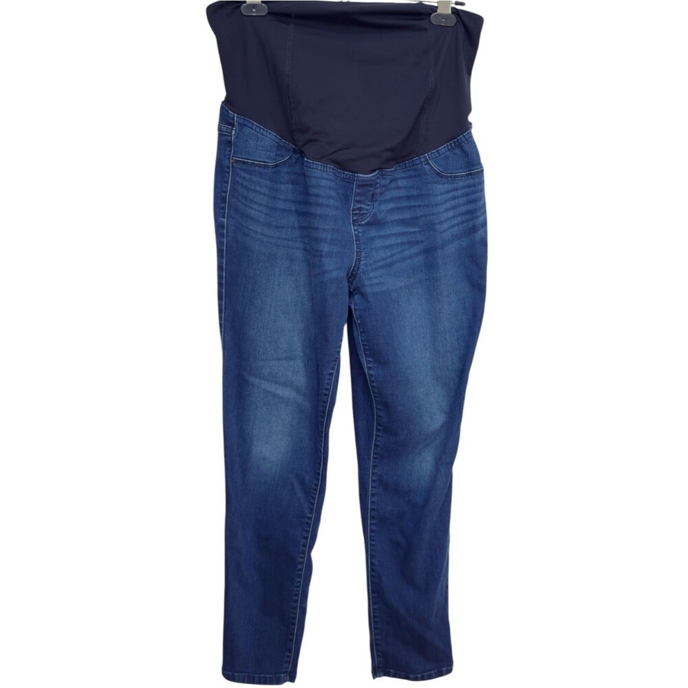 Isabel Maternity by Ingrid & Isabel Blue Skinny Denim Maternity Jeans. 12.